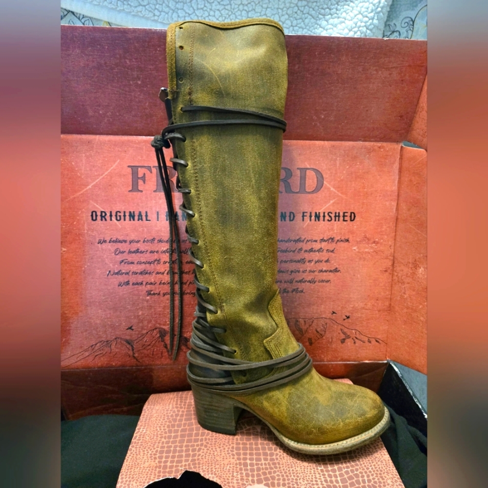 New FREEBIRD Coal Olive Suede